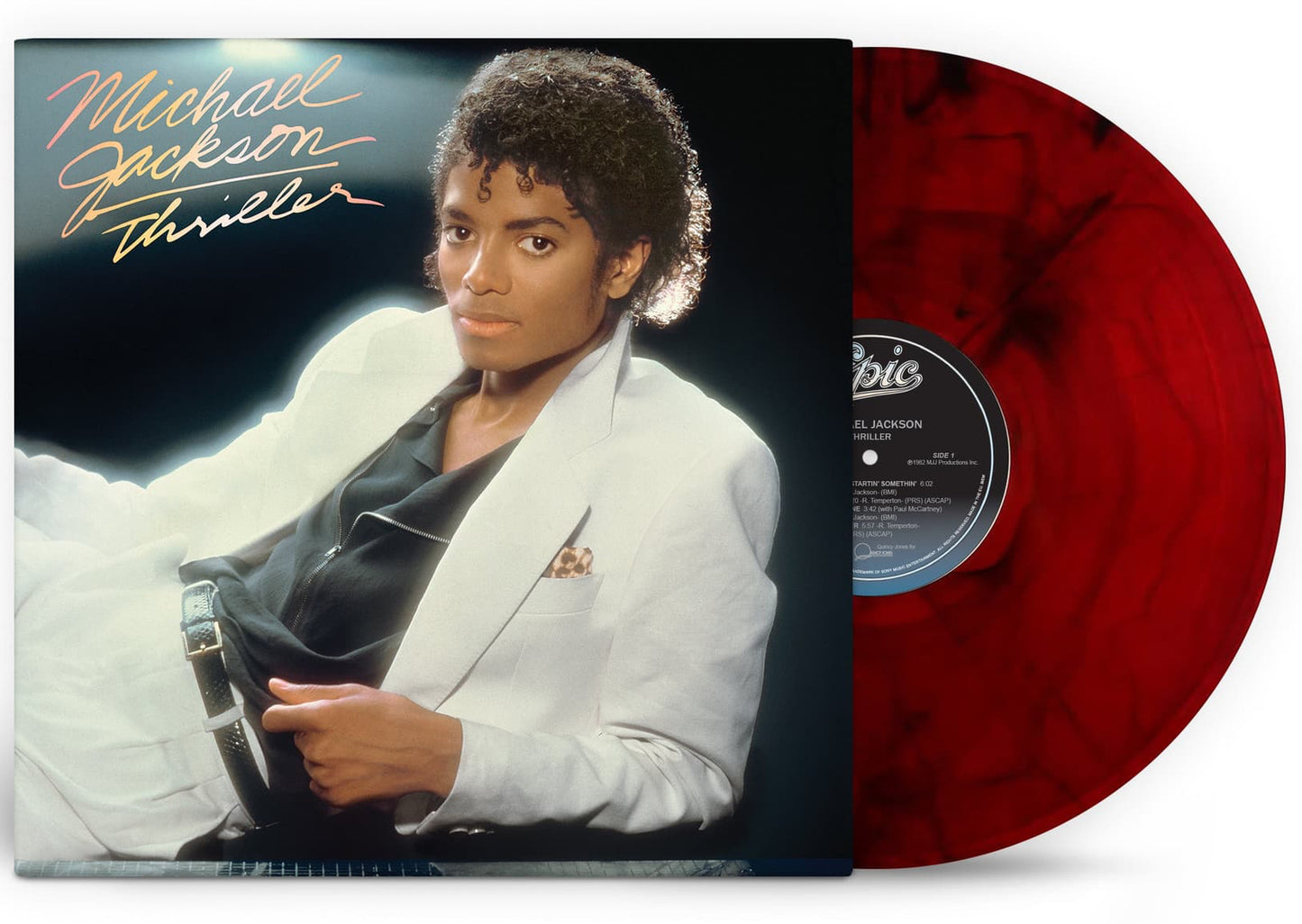 Michael Jackson - Thriller - Red/Black Marble Vinyl