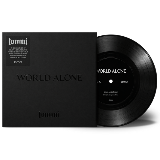 Tony Iommi - World Alone - Black 7” Vinyl