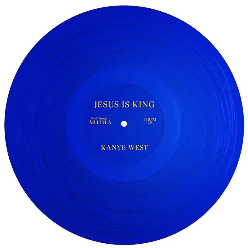 Kanye West -  Jesus Is King - Blue Vinyl Record 1LP