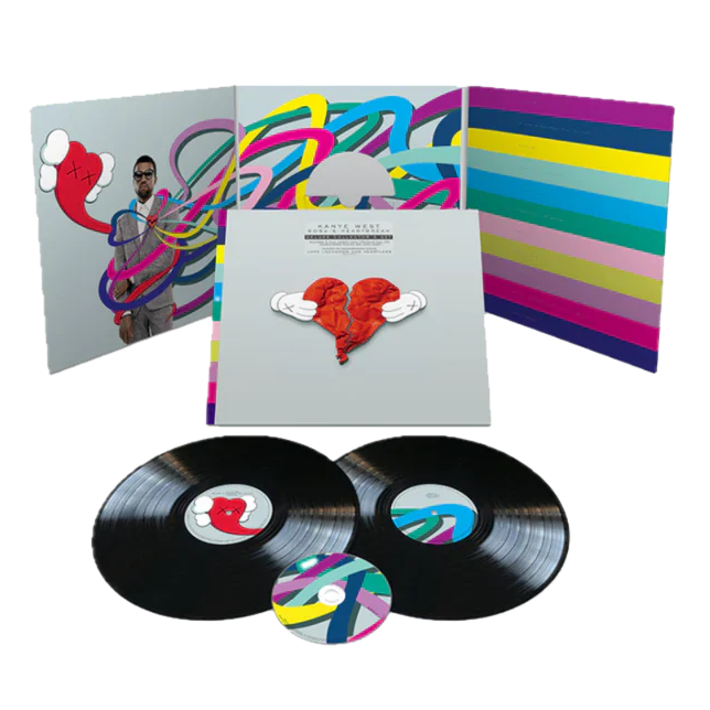 Kanye West - 808s & Heartbreak - Black Vinyl Record 2LP+CD