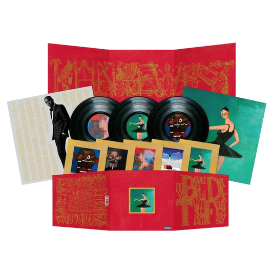 Kanye West - My Beautiful Dark Twisted Fantasy - Black Vinyl Record 3LP