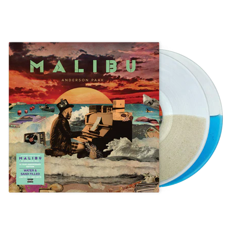 Anderson .Paak - Malibu (10th Anniversary) - Water/Sand Filled Vinyl 2LP