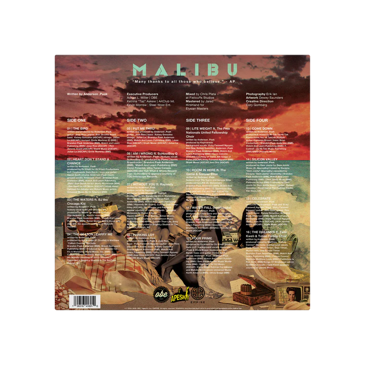 Anderson .Paak - Malibu (10th Anniversary) - Zoetrope Vinyl Record 2LP