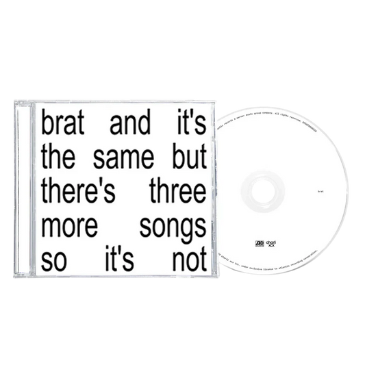 Charli XCX - Brat And It's The Same But There's Three More Songs So It's Not - CD