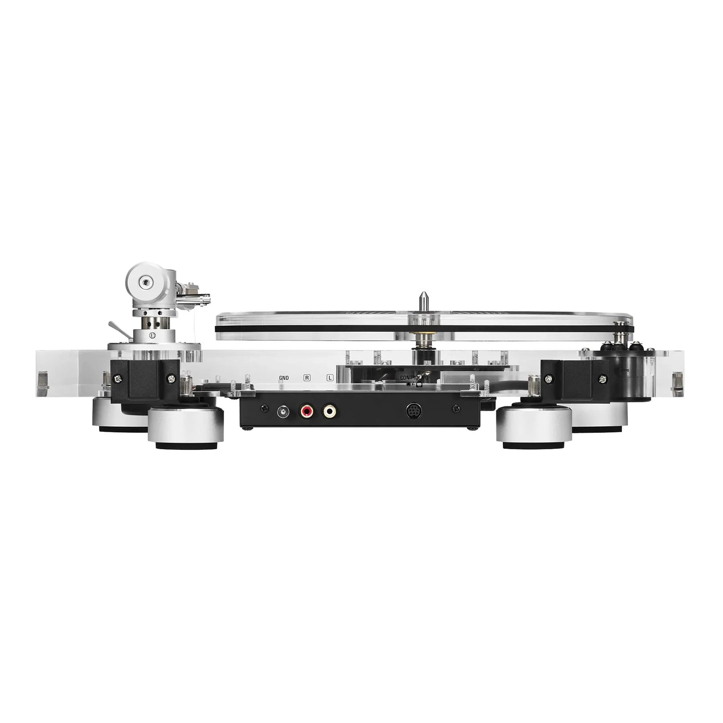 Audio Technica - AT-LPA2 - Transparent Acrylic Fully Manual Belt-Drive Turntable Crystal Clear