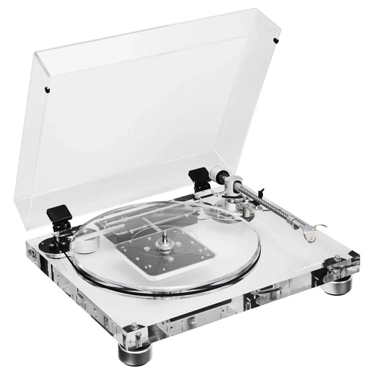 Audio Technica - AT-LPA2 - Transparent Acrylic Fully Manual Belt-Drive Turntable Crystal Clear