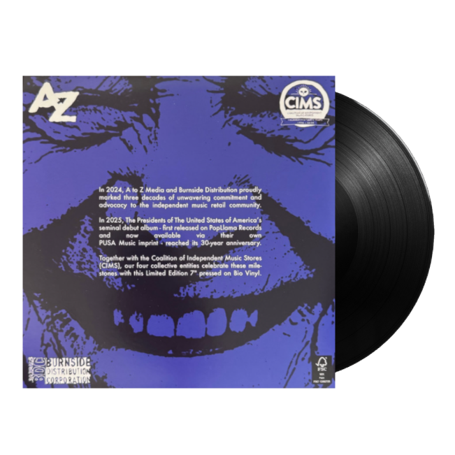 The Presidents Of The United States - Back Porch/Lunatic To Love - 7" Vinyl Record