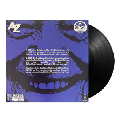 The Presidents Of The United States - Back Porch/Lunatic To Love - 7" Vinyl Record