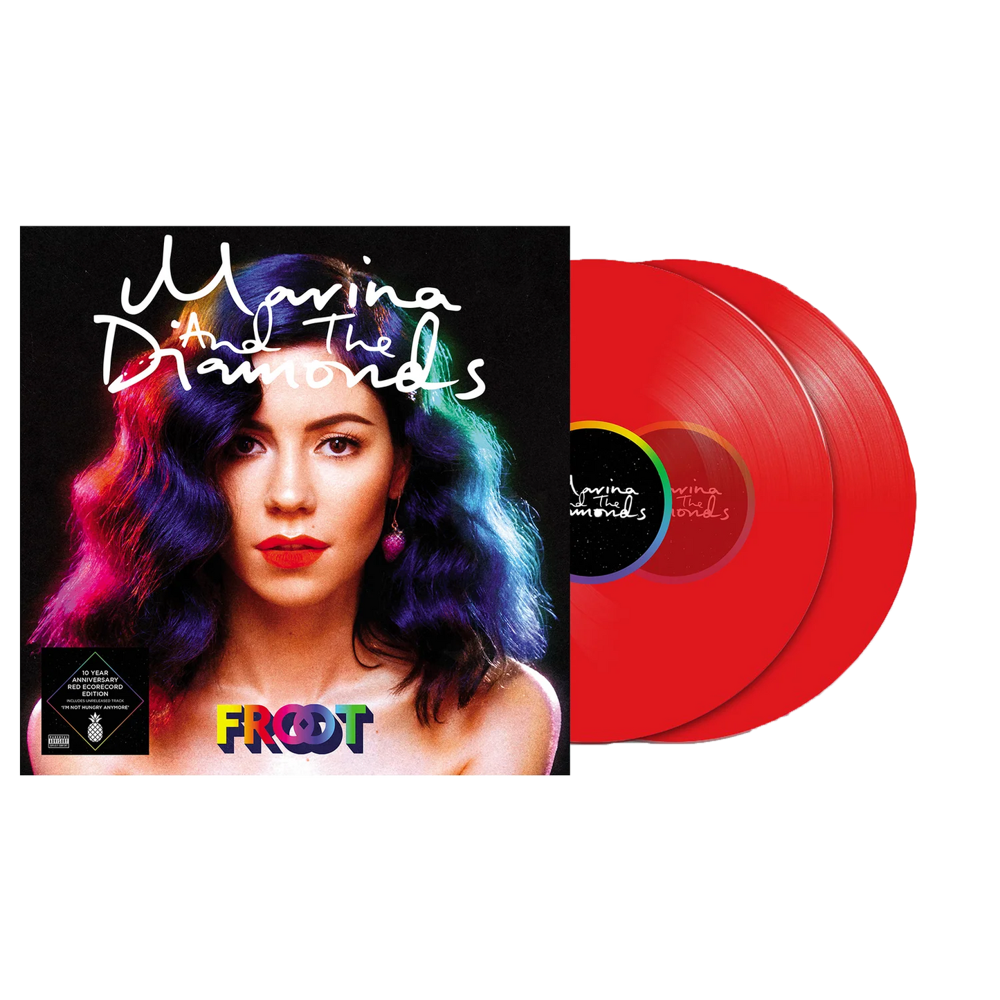 Marina - Froot (10th Anniversary Edition) - Eco Red Vinyl Record 2LP