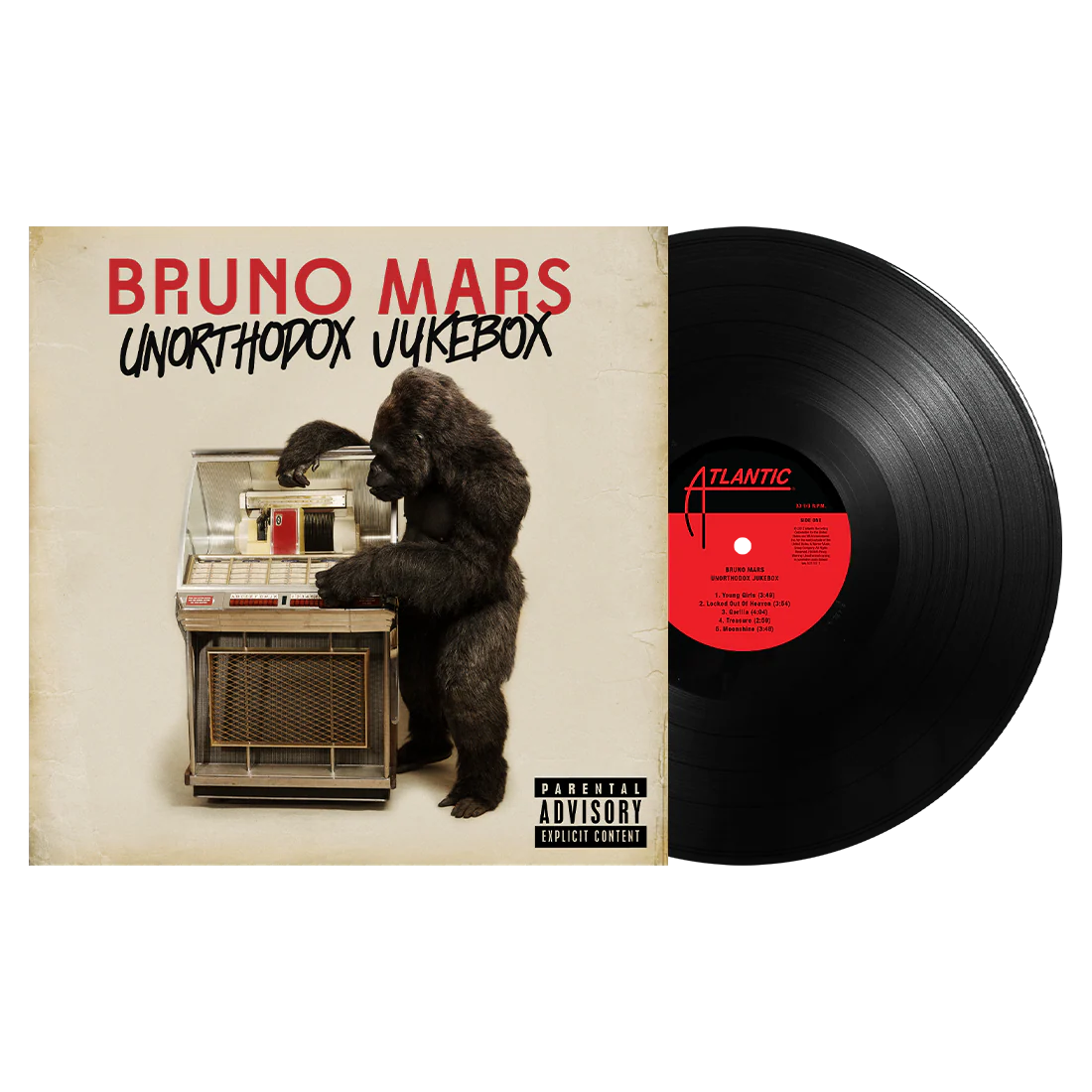 Bruno Mars - Unorthodox Jukebox - Black Vinyl Record 1LP