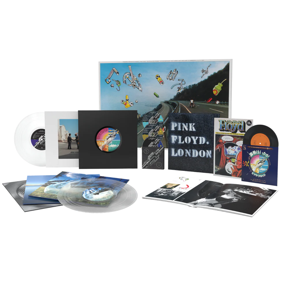 Pink Floyd - Wish You Were Here (50th Anniversary, Deluxe Edition) - Clear Vinyl/CD/BLU-RAY Box Set