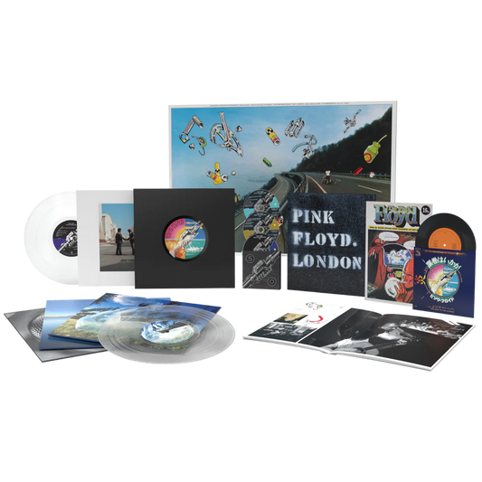Pink Floyd - Wish You Were Here (50th Anniversary, Deluxe Edition) - Clear Vinyl/CD/BLU-RAY Box Set